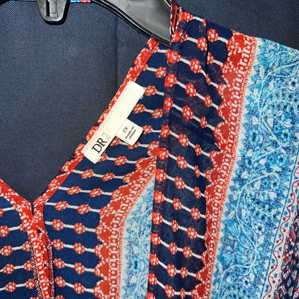 Dr2 Multicolor Patterned Kimono - image 4